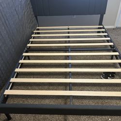 Queen Bed frame And Mattress 