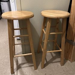 Wooden Bar Stools