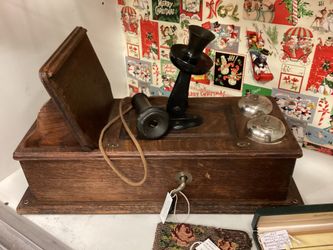 Antique Kellogg Wall Crank Telephone 1900s