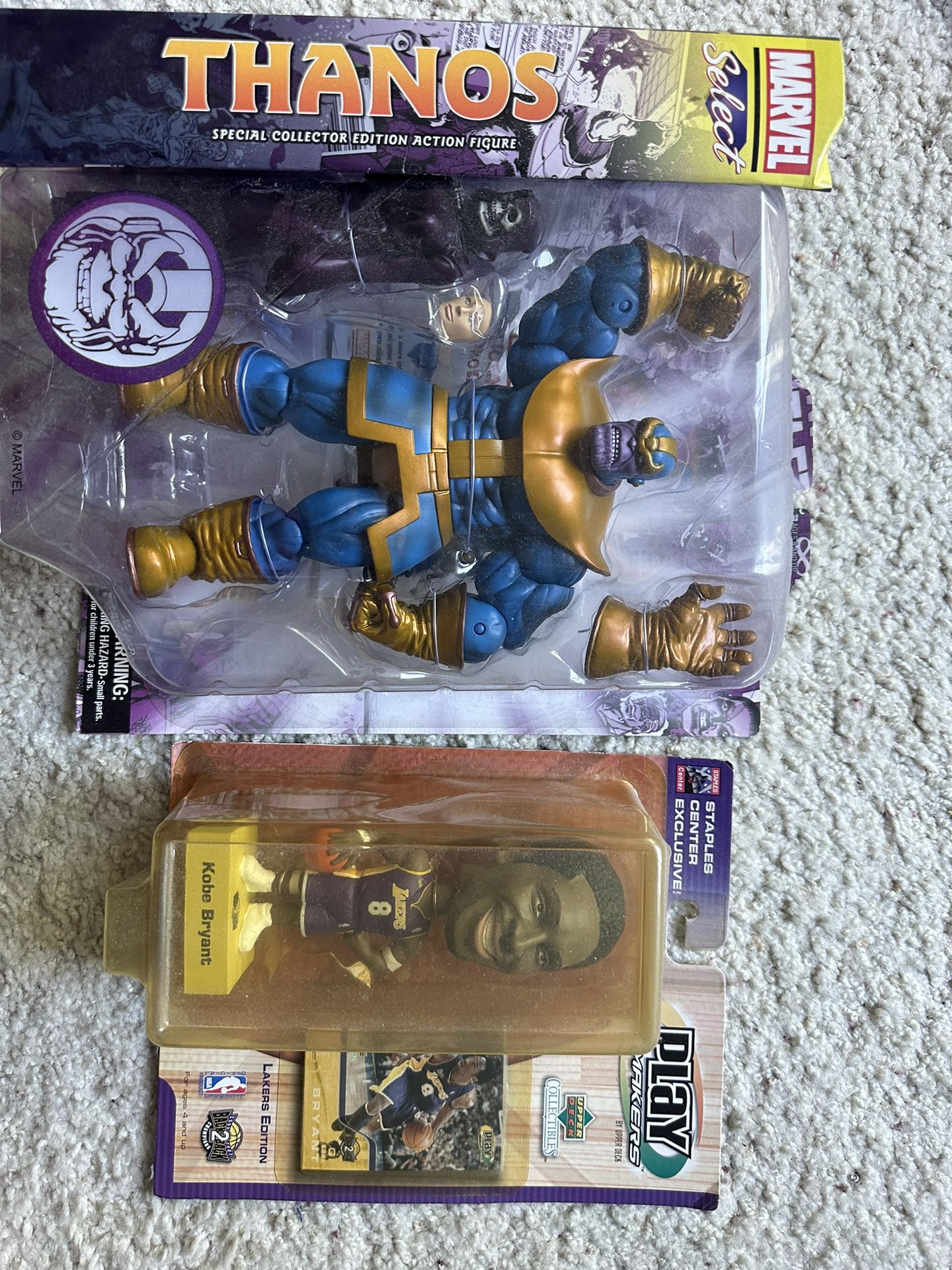 Kobe Bryant Bobble And Thanos Toy Figure 