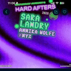 Selling 2 Sara Landry Tickets