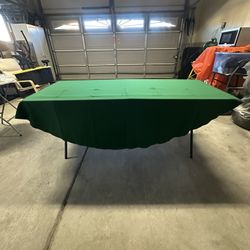 Green Round Tablecloth