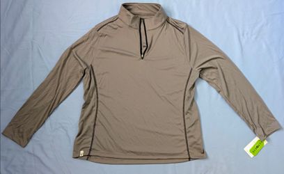 Charles River Women's Horizon 1/4 Zip Pullover XL Gray NWT Recycled Polyester