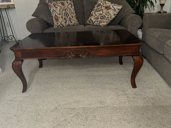 Cherry Wood Coffee Table