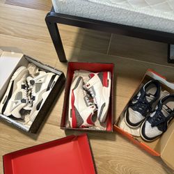 Nike Dunks And Jordan 3s And 4s 