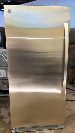 Kenmore Elite Stainless Steel Upright Freezer