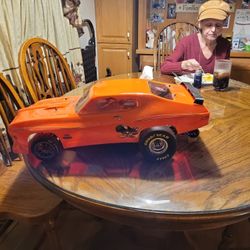 Traxxas 69 GTO 1/18 Scale Drag Car All New Parts Tqi Transmitter 2s Lipo System Comes With Battery