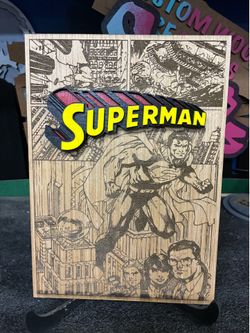 Engraved Superman