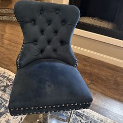 Beautiful blue island chair