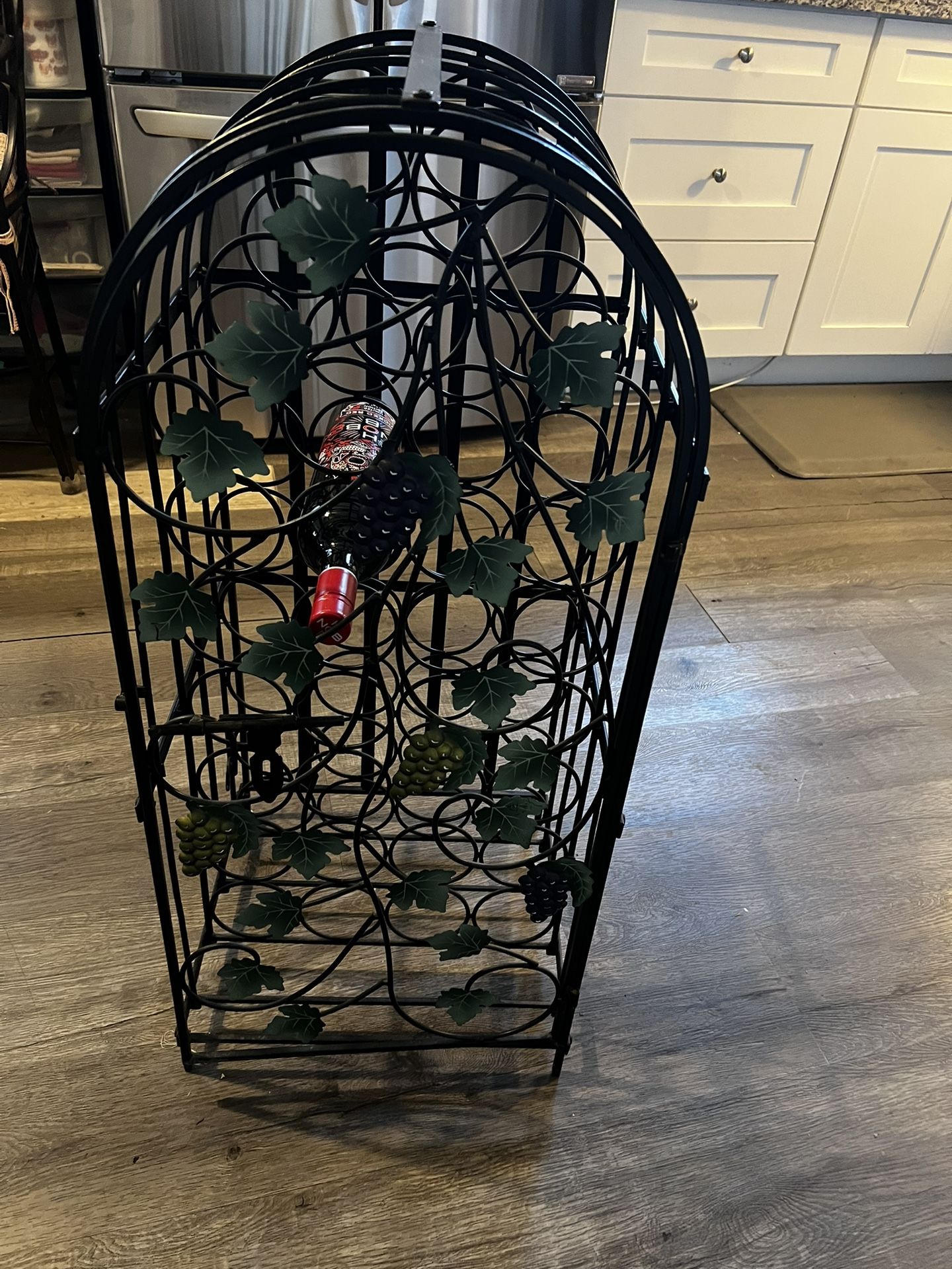 Beautiful iron wine cellar