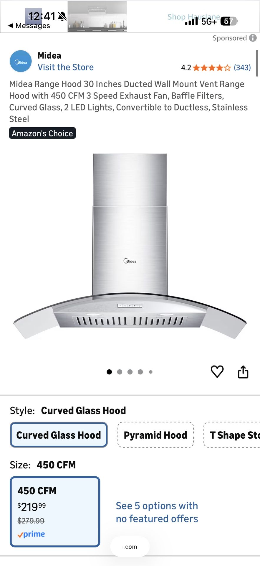 Ducted Wall Mount Vent