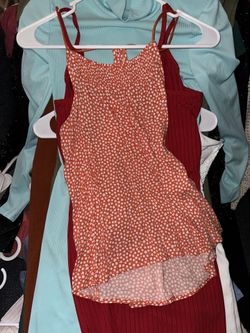Variety Of Dresses And Blouses