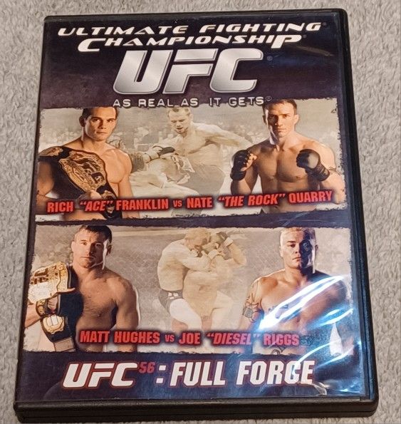 UFC 56 DVD Hughes Franklin Martial Arts MMA Fighting Cage