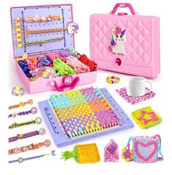 Bracelet Making Kit, Weaving Loom for Kids, Friendship Bracelet Kit