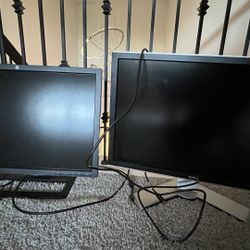 Two 24 Inch monitors