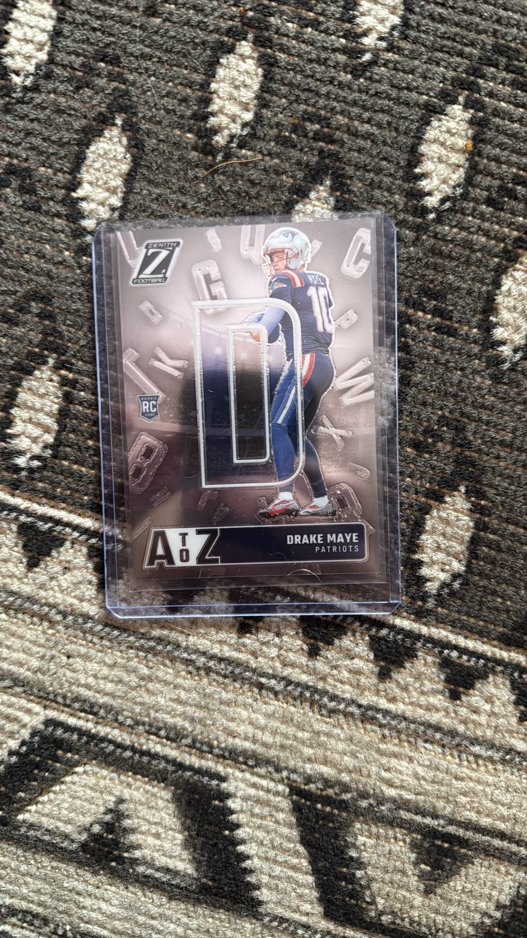 Drake Maye 2024 Panini Zenith - A to Z #4 (RC)
