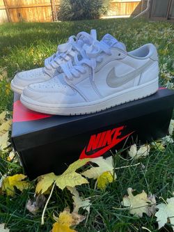 Jordan 1 low og neutral grey size 9 used