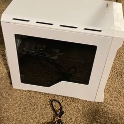 Computer Case W Parts And monitor 