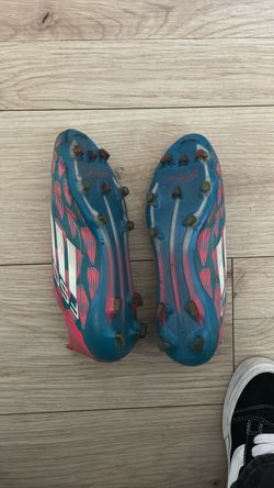 Adidas F50 Azure Pink - Laceless Soccer Cleats size 8