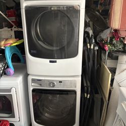 Maytag Stackable Washer And Gas Dryer