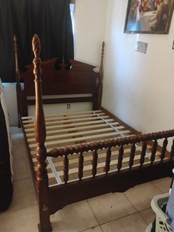 Queen size headboard and frame