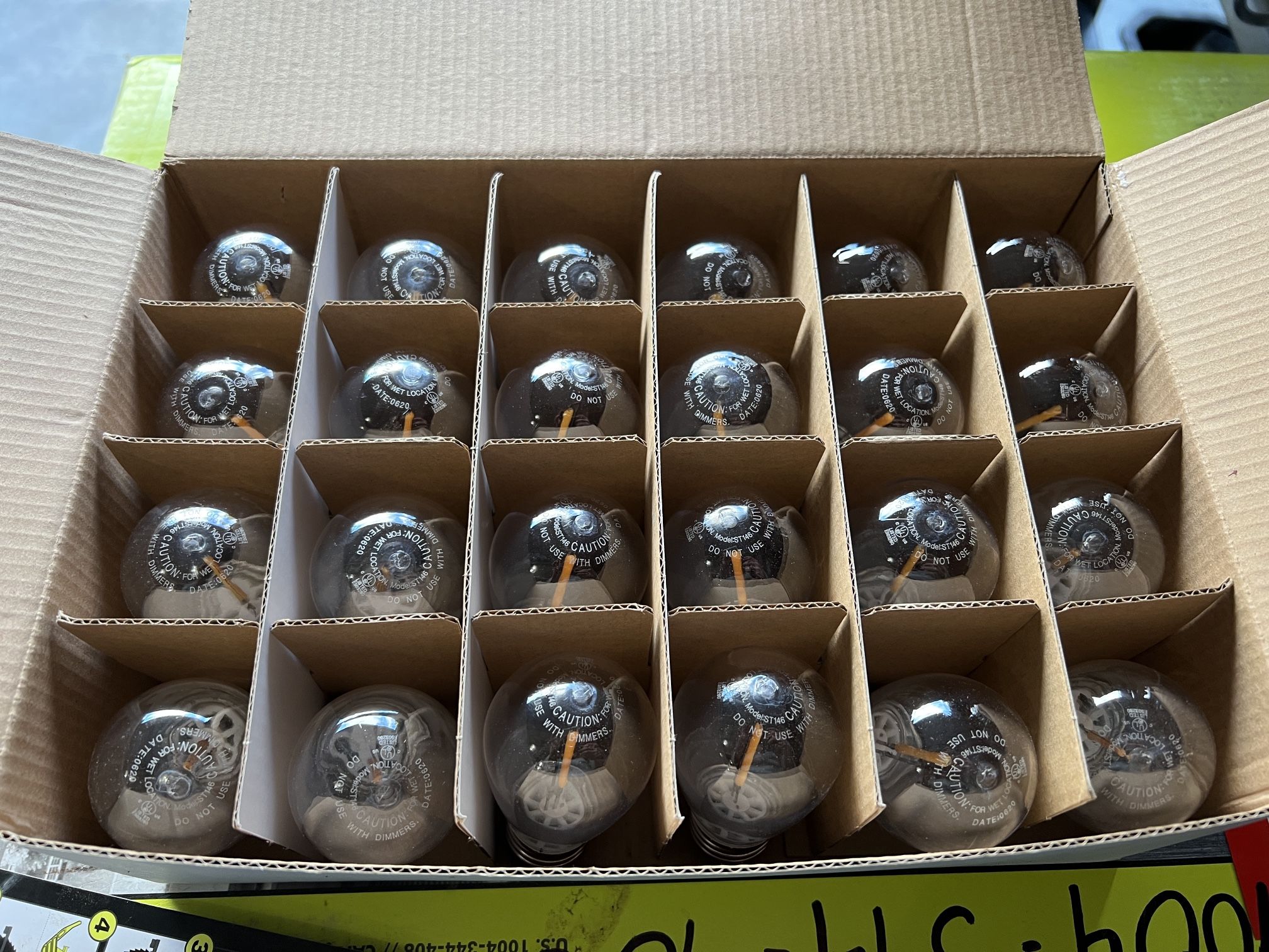 New Light Bulbs, Open Box Never Used