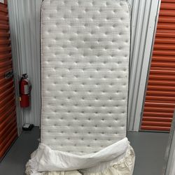 TWIN size mattress boxspring and mattress set