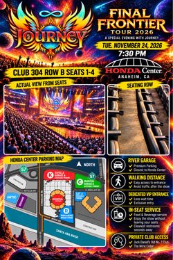 Journey Final Frontier Tour 2026 Concert Tickets