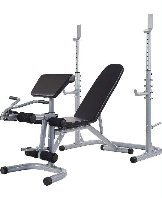Golds Gym Squat Rack & Bench Set