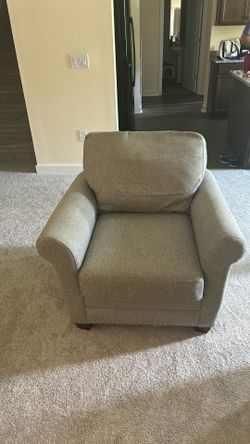 Upholstered arm chair