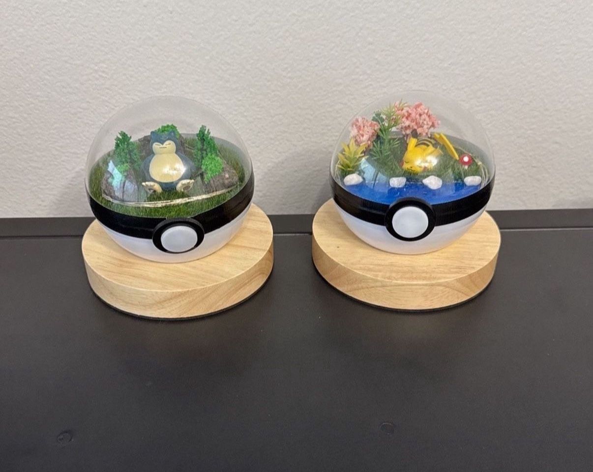 Pikachu & Snorlax Pokemon Displays