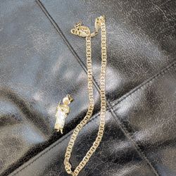 18k gold plated flat mariner 39g