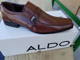 ALDO Mocacin de vestir genuino piel $70