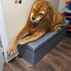Large Stuffed Lion