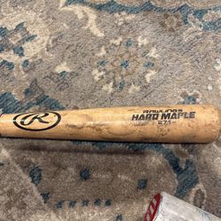 Baseball Bat Wood 31” Maple Rawlings