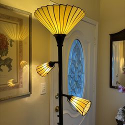 Tiffany Style Art Deco Style Floor Lamp