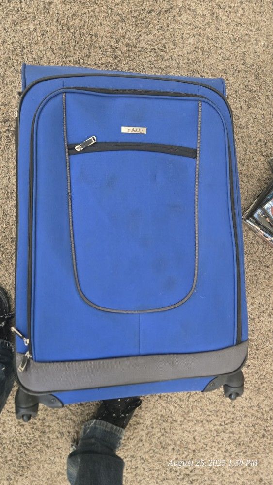 2 Embark Suitcases With Wheels 30" Carry On Travel Bags Luggage Container