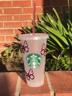 Butterfly Custom Starbucks Cold Cup
