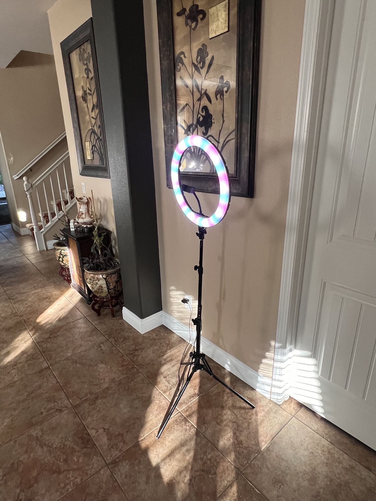 Bi Color Ring Light With Tripod