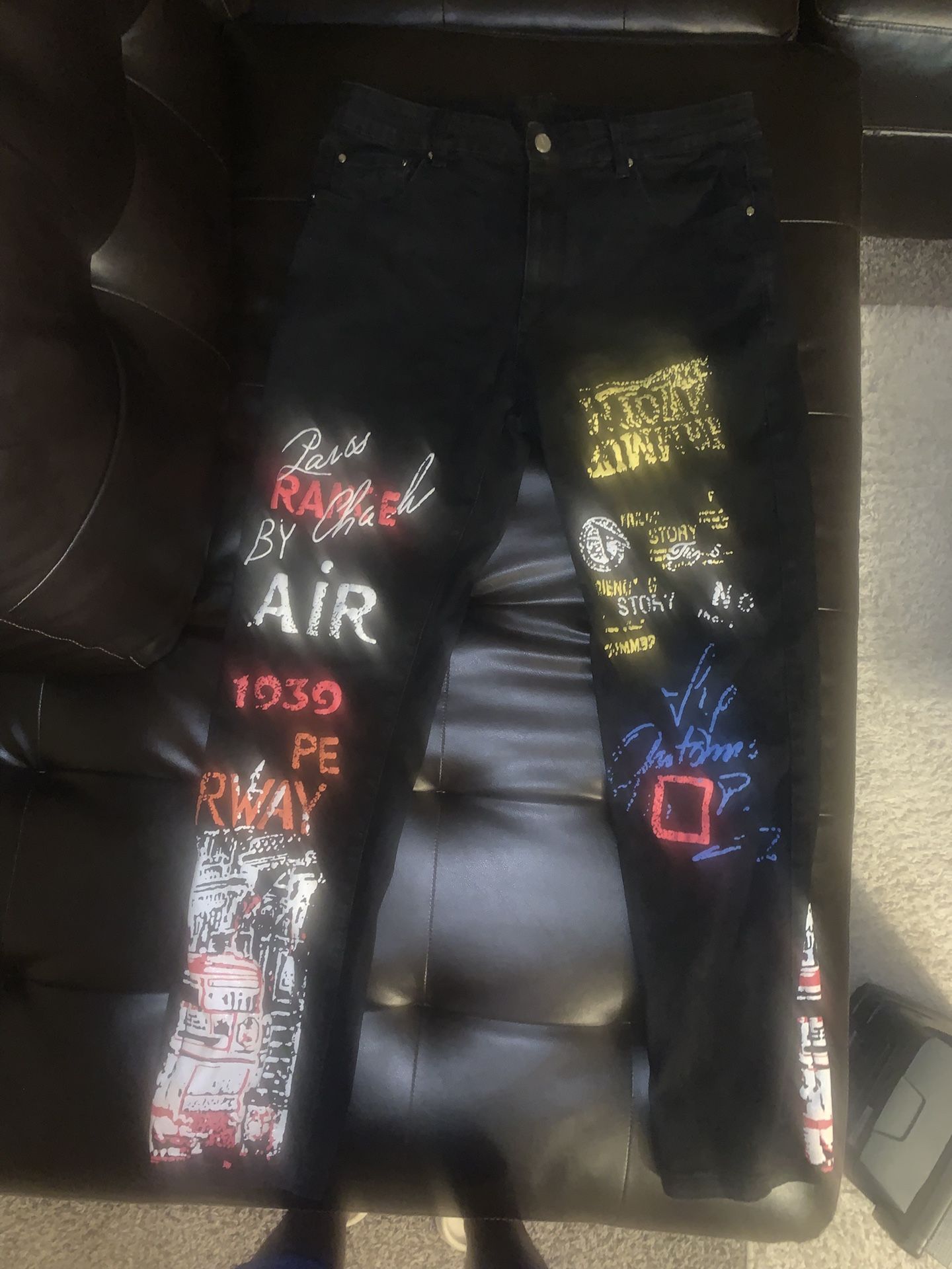 Black Designer Pants