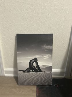 Modern Black Art Canvas 