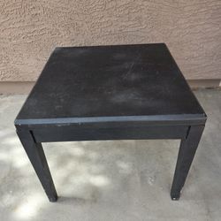 Heavy Wooden Side Table