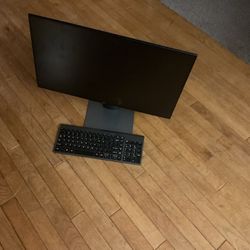  A Nice Dell  Monitor With  A Flexible Holder (NO ELECTRIC CORD) ( NO SHIPPING)(22” Long X 12” Wide)