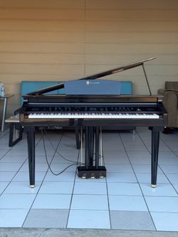 Williams Symphony Grand Digital Baby Grand Piano – Bluetooth, 88 Weighted Keys – Read Description