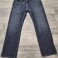 Levi Strauss Men's Signature Relaxed Fit Jeans Blue Denim, Size 38x34