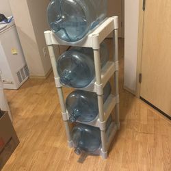 5 Gallon Water Refill And Storage Rack 