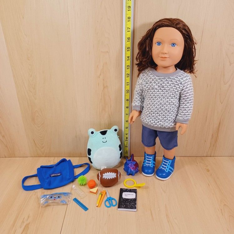 18" My Life As Boy Doll With Extras