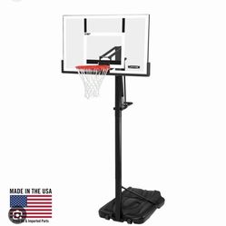 Lifetime 90682 Portable Adjustable 54-Inch Polycarbonate Basketball Hoop