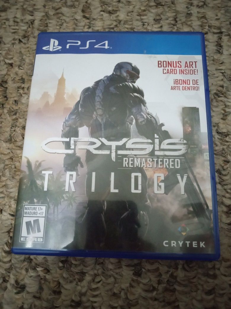 Crysis Remastered Trilogy PS4 Game