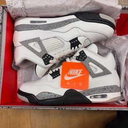 Jordan 4 White Cement 